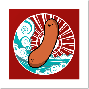 Just another hotdog shirt Posters and Art